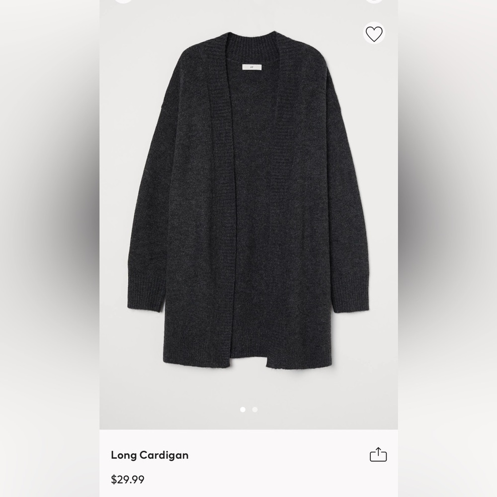 Women's long cardigan